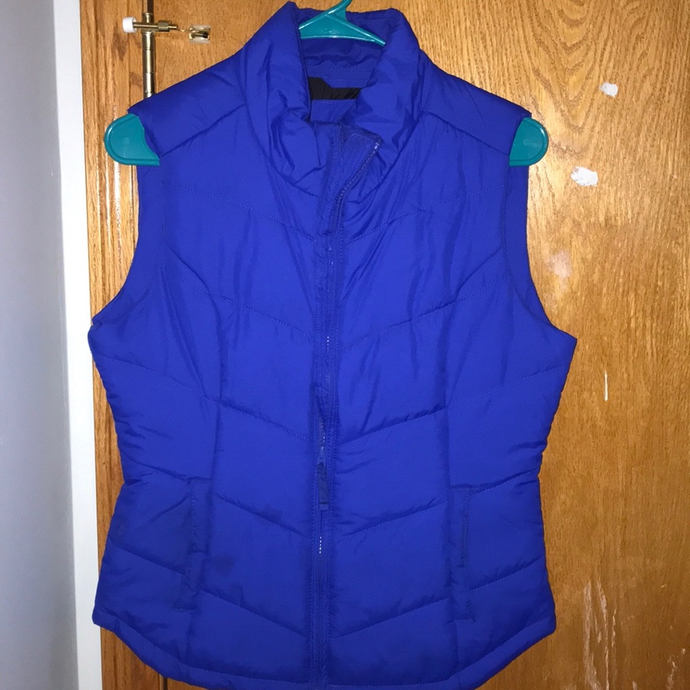 Blue Puffy Vest